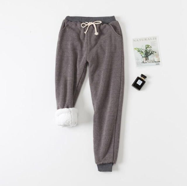 Thick Fleece Lined Sweatpants