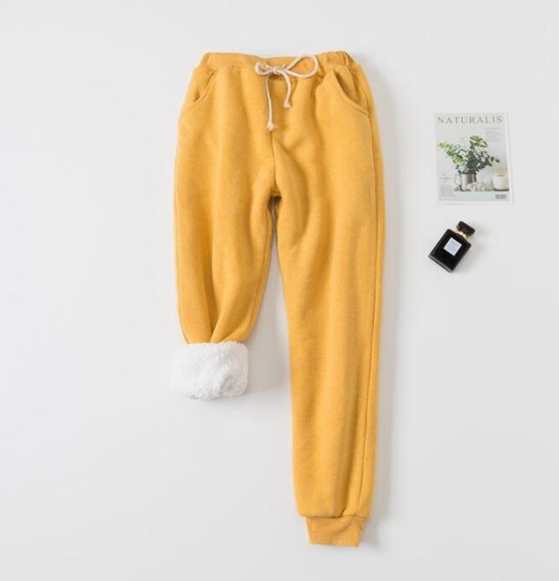 Thick Fleece Lined Sweatpants