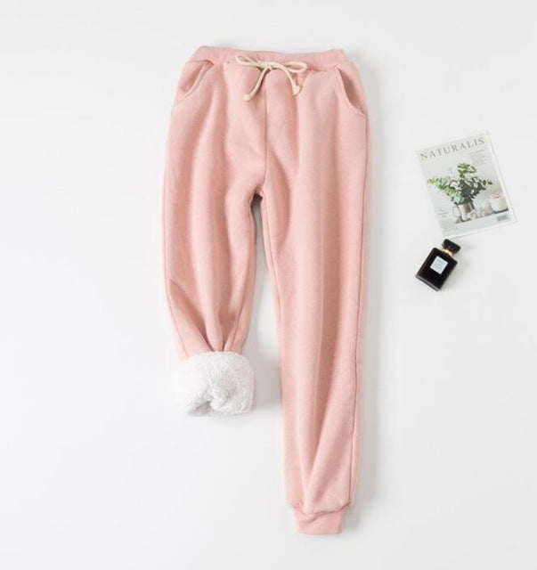 Thick Fleece Lined Sweatpants