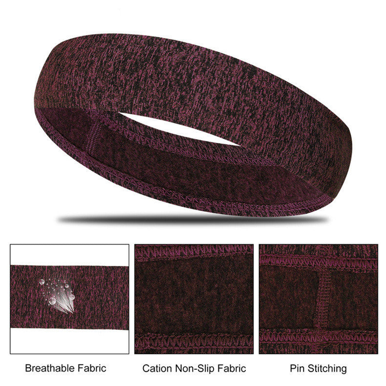 Fitness Antiperspirant Breathable Sweat Absorbent Headband Guide Sweat Running Yoga Headband