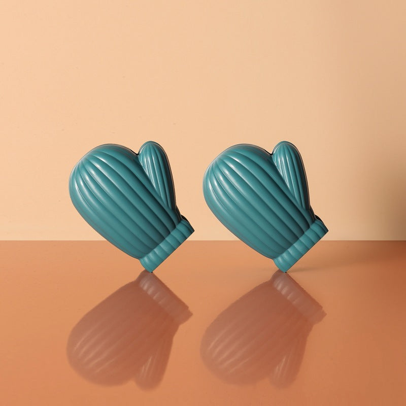 Mini Glove Shape Food Tongs Kitchen Plastic Sealing Tongs Snack Sealing Tongs Set