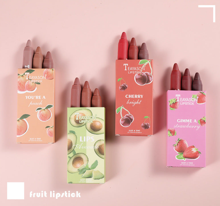 3 Pack Soft Nudes Matte Lipstick Matte Velvet Lipstick Pen