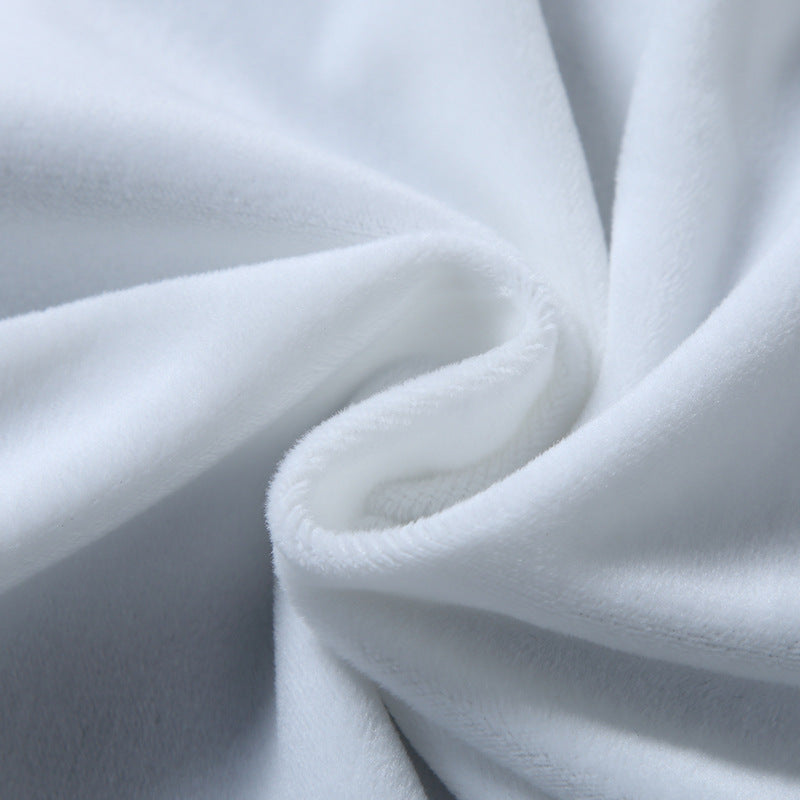 Velvet White Spa Robe