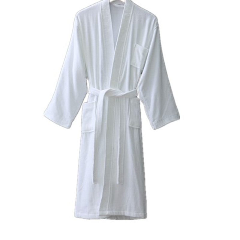 Velvet White Spa Robe
