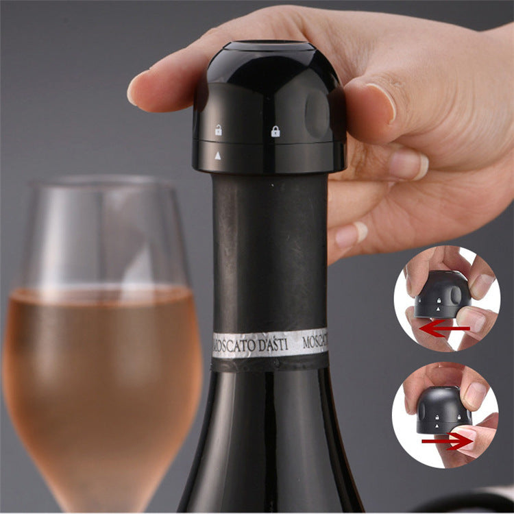 Vacuum Wine Bottle Stopper Silicone Seal Champagne Bottle Stopper
