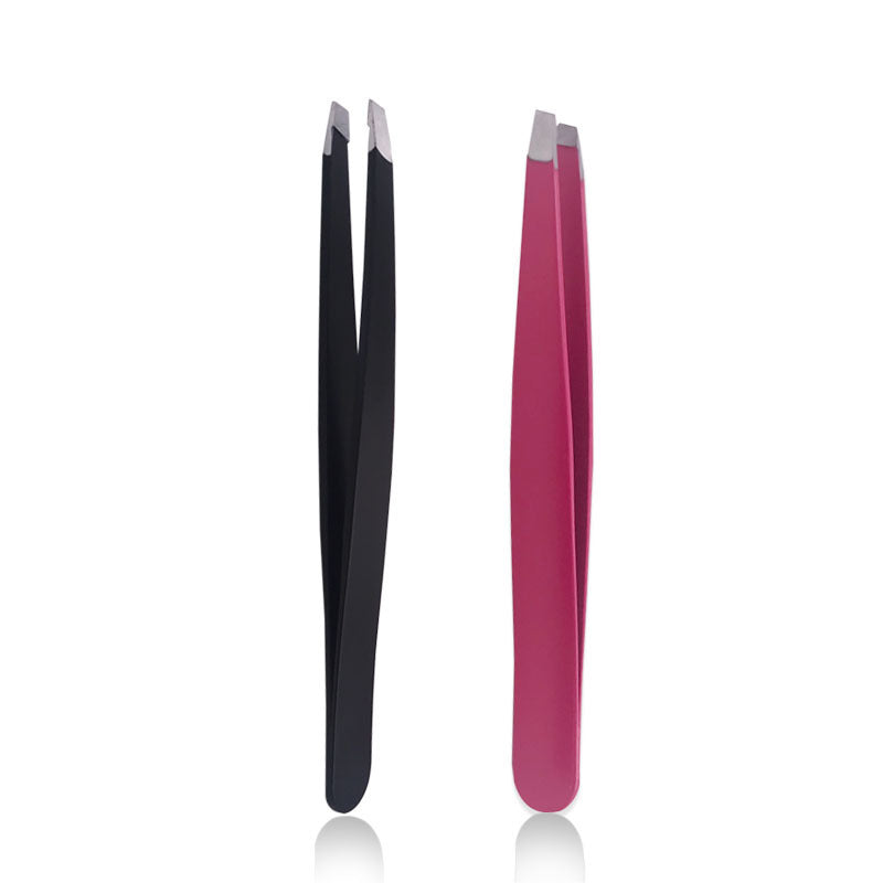 Sharp Oblique Stainless Steel Tweezer