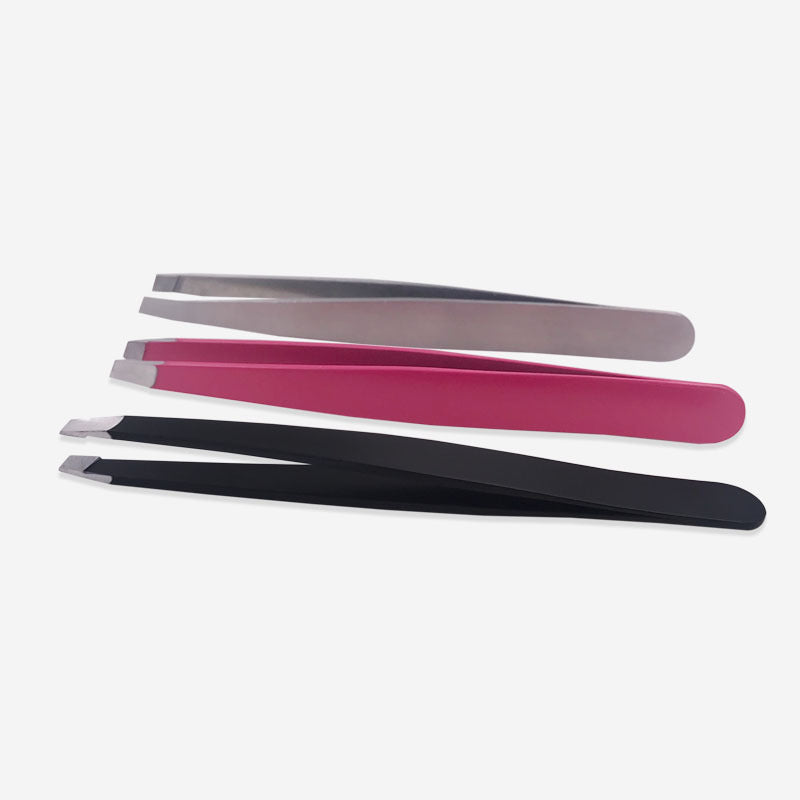 Sharp Oblique Stainless Steel Tweezer