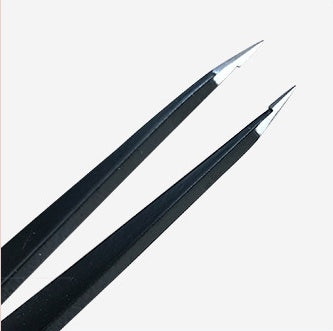 Sharp Oblique Stainless Steel Tweezer