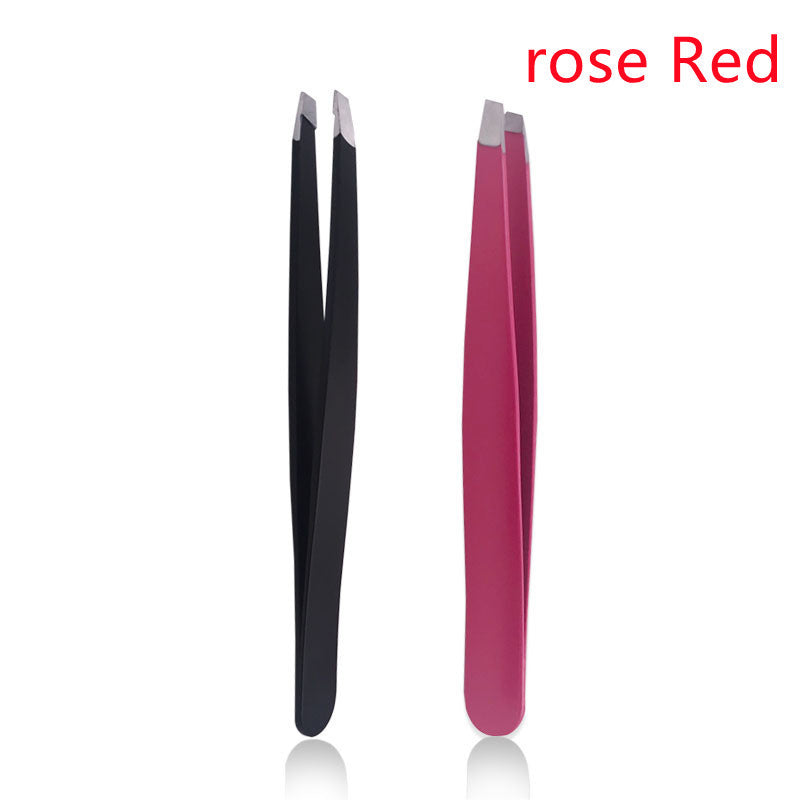 Sharp Oblique Stainless Steel Tweezer