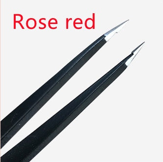 Sharp Oblique Stainless Steel Tweezer