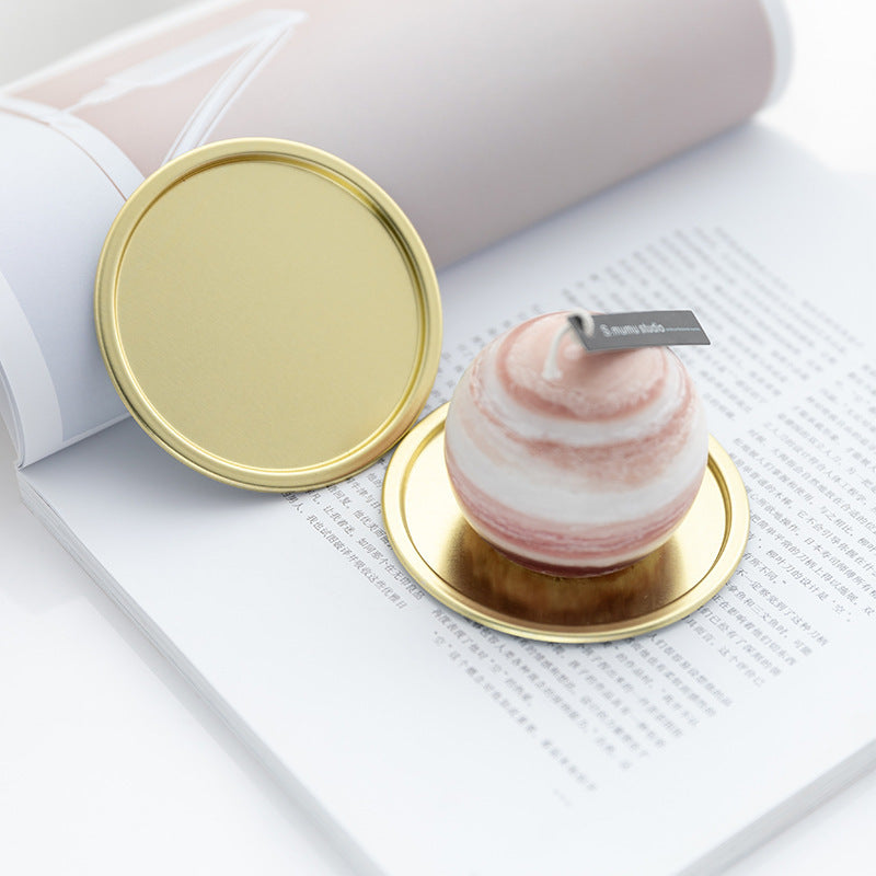 Aromatherapy Candle Tray Metal Candle Holder Candle Wax Drip Base