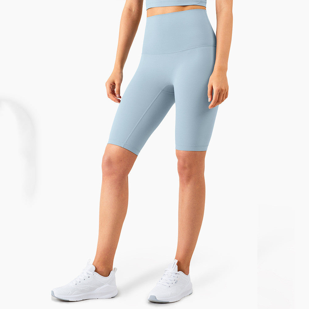 New Color High Waist Peach Hip Sports Fitness Shorts Women