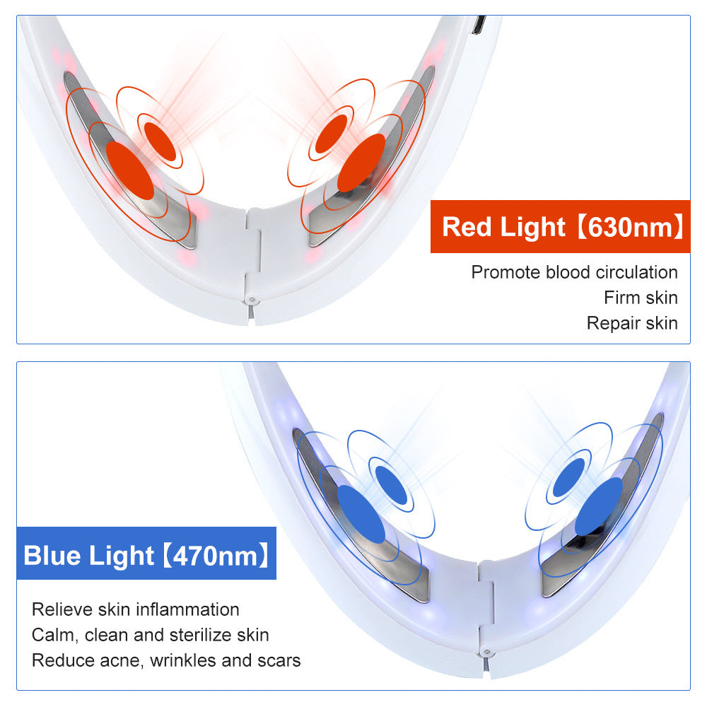 Blue Light Facial Lifting and Thinning Beauty Device