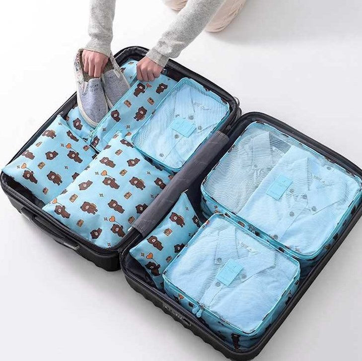Travel storage bag set
