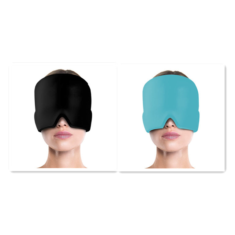 Gel Compress Eye Mask Wrap Headache Relief for Migraines, Stress, and Tension