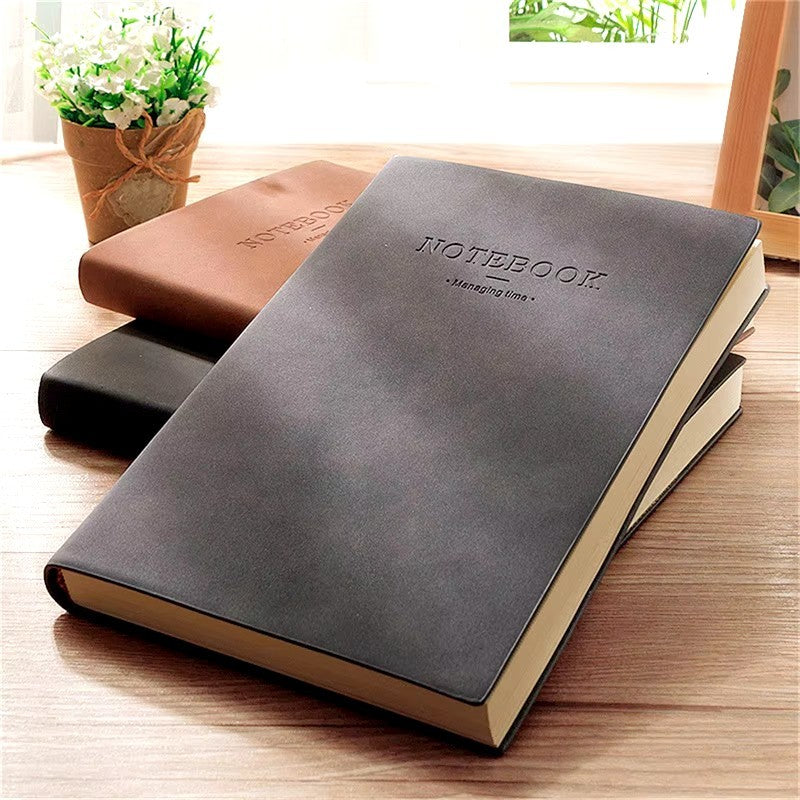 Hardcover Faux Leather Daily Diary Travel Journal Scrapbook