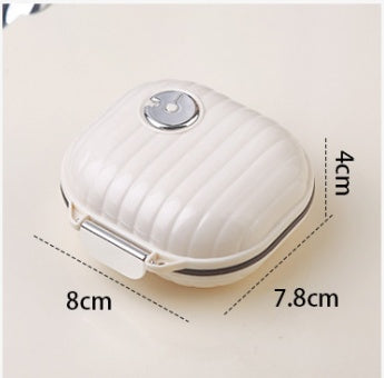 Pill Box Portable Dispenser Sealed Waterproof Mini Portable