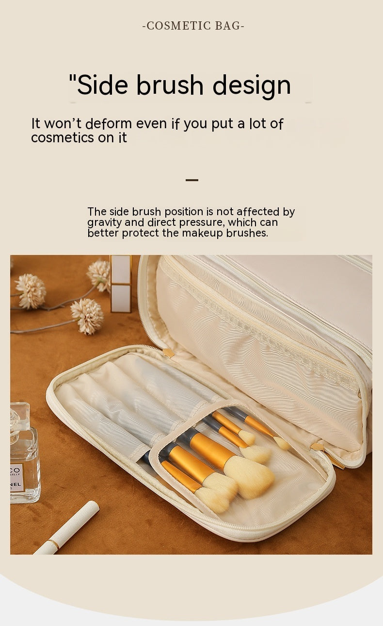 Travel Double Zipper Portable Ins Style Portable Cosmetic Bag