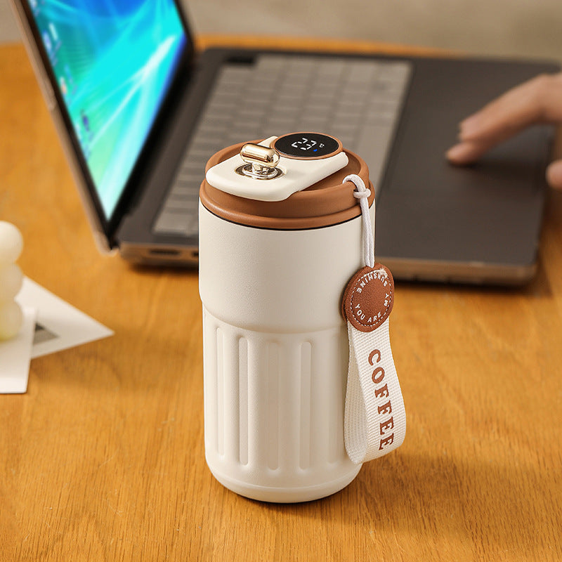Smart Digital Insulated Coffee Mug Vacuum Flask 450ml