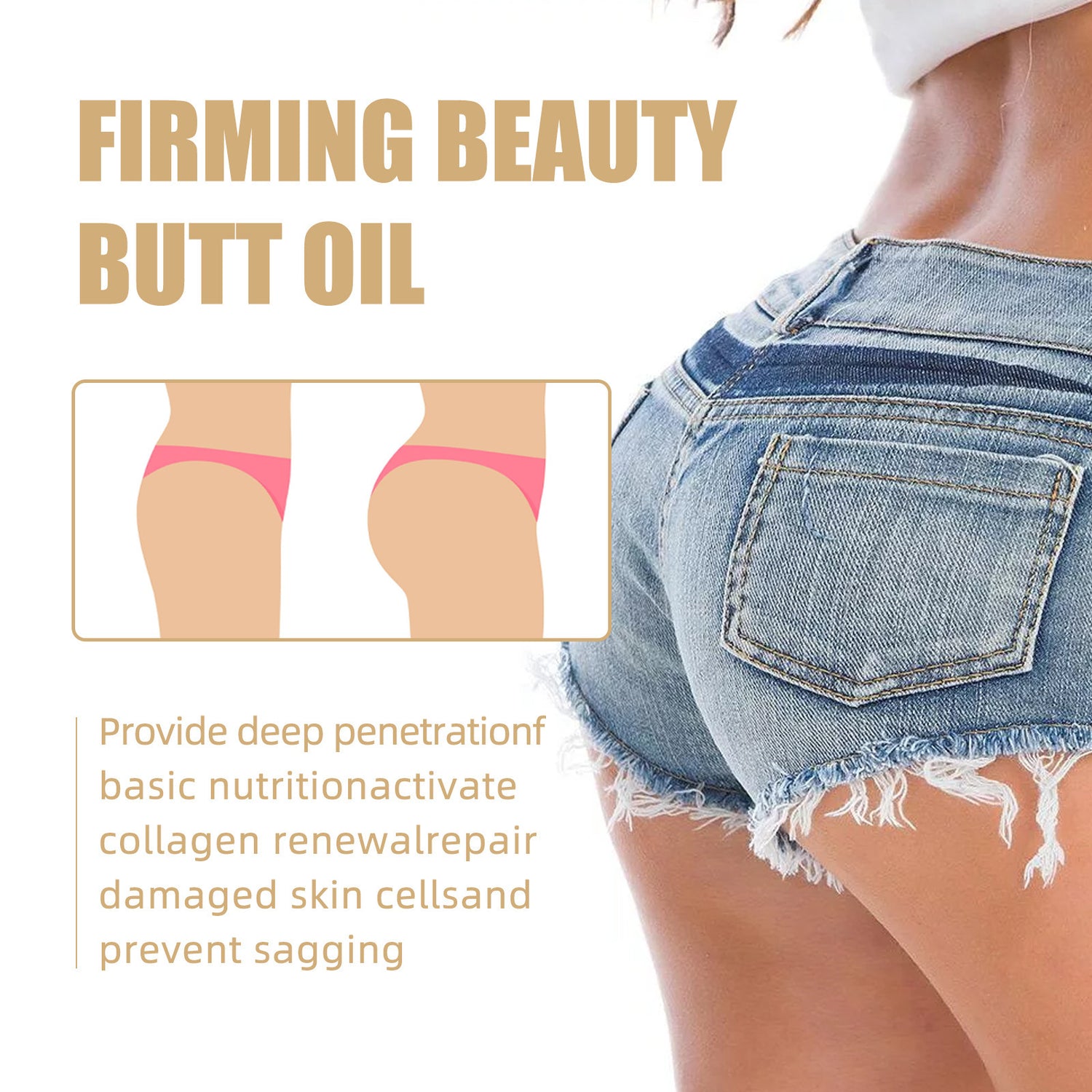 Hip Buttock Firming Lifting Massage Essential Oil