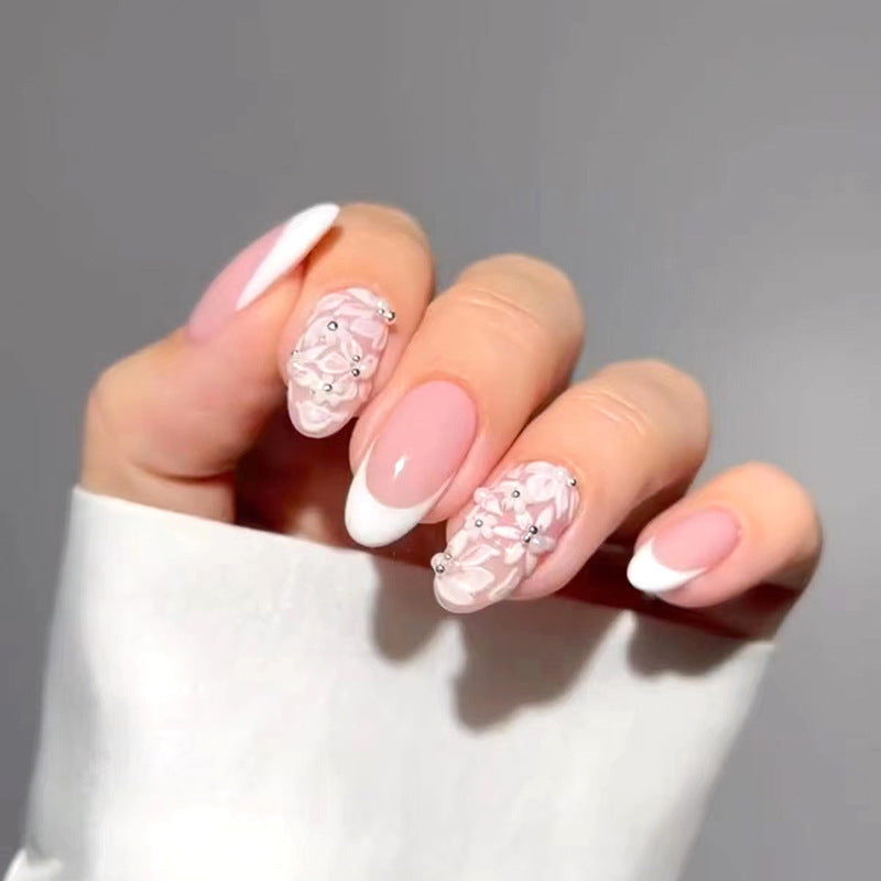 Spring Pastel Floral Nail Set