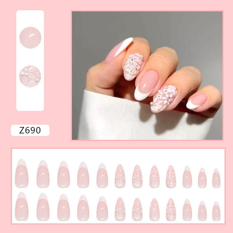 Spring Pastel Floral Nail Set