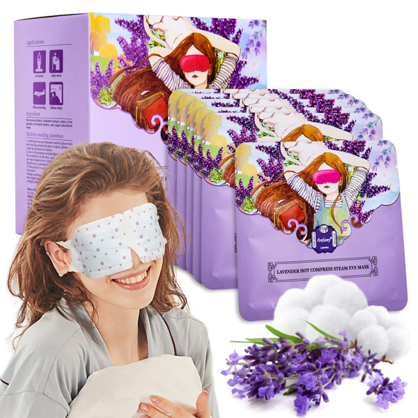 10 Pack Lavender Heated Eye Mask
