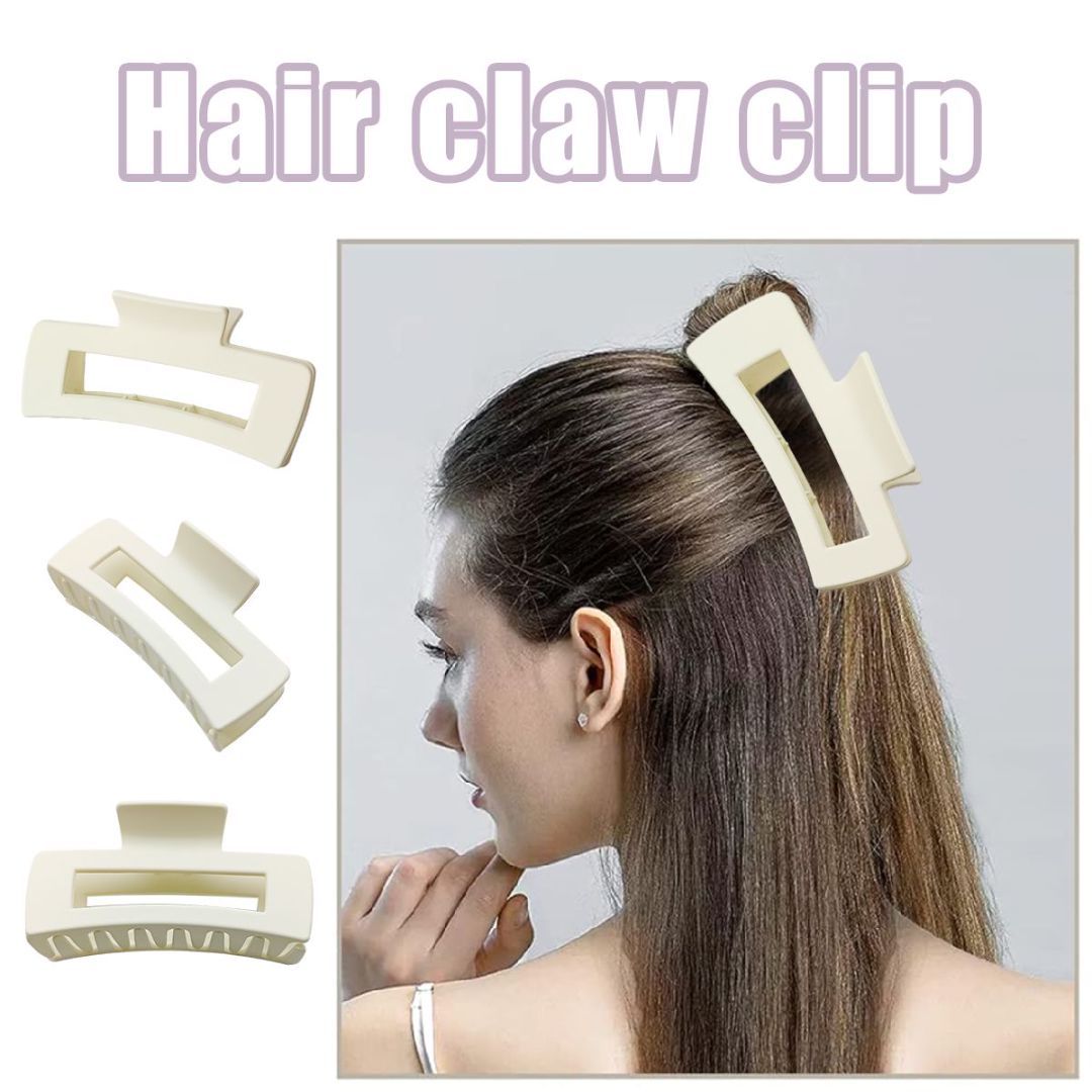Clip Hair Band Four-piece Beige