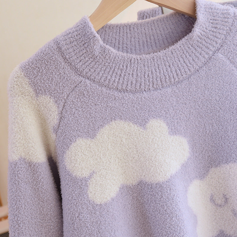 Soft Fleece Pajama Set, Top and Pants