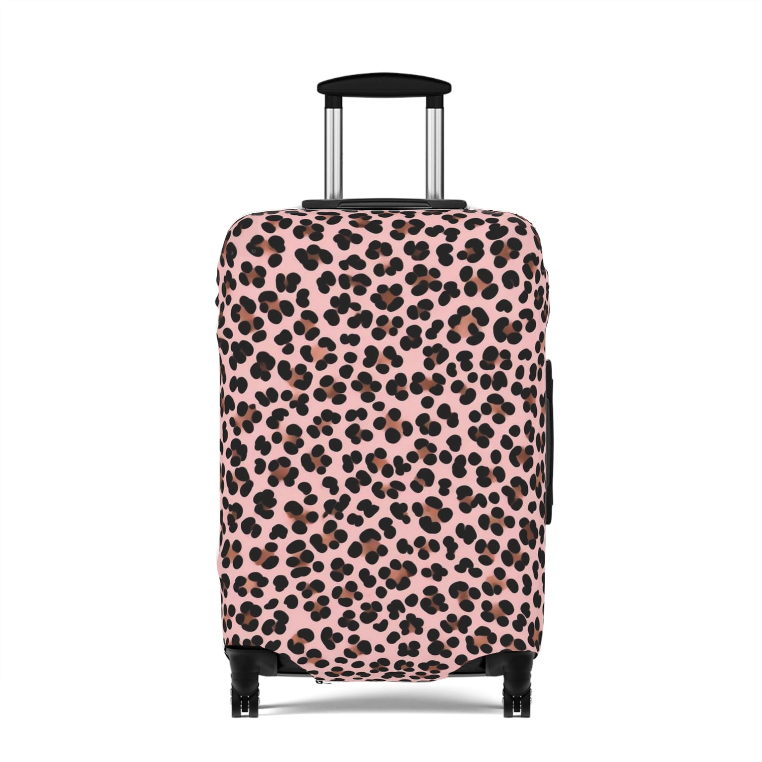 Pink Leopard Luggage Cover