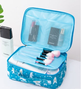 Travel cosmetic bag portable storage bag portable business travel portable trumpet