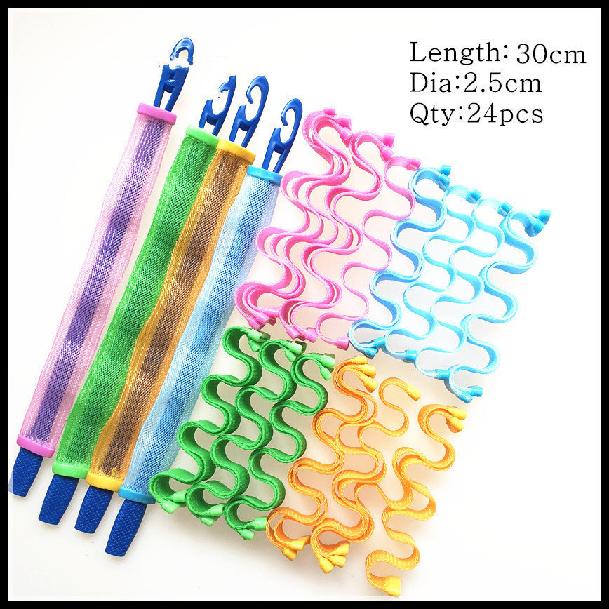 Water Ripple Handmade Plastic Curling Iron