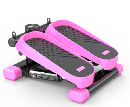 Mini Stepper With Resistance Bands and LCD Monitor