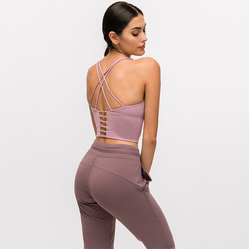 Cross Back Yoga Top