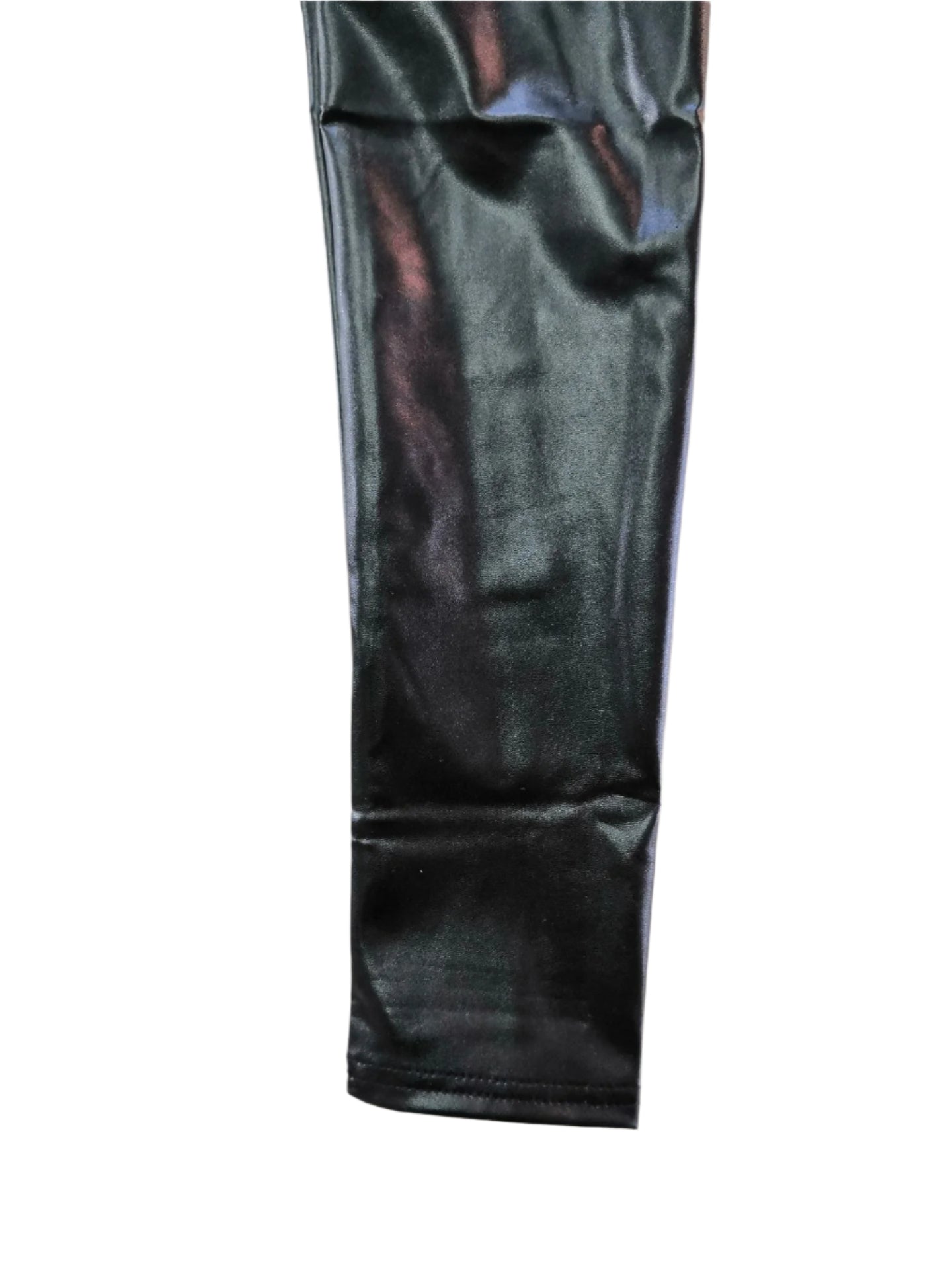 Shiny Faux Leather Leggings