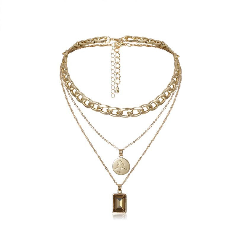 Mix And Match Hollow Thick Chain Set Items