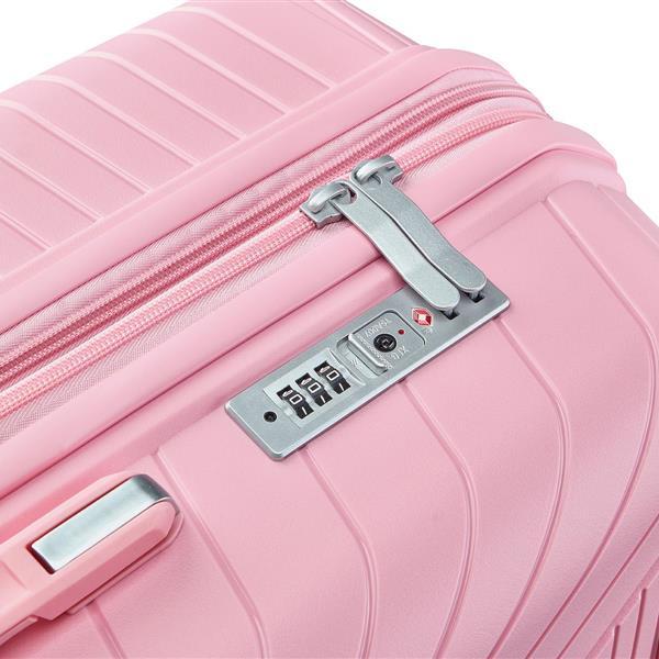 Pastel Pink 4-piece Luggage Set