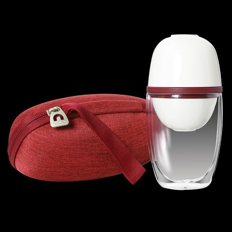 Portable Glass Teacup Travel Set