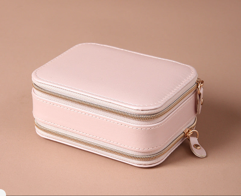 Portable travel jewelry box