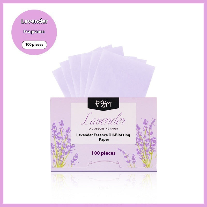 Oil-absorbing Sheets Facial Women's Portable Removable Fragrance
