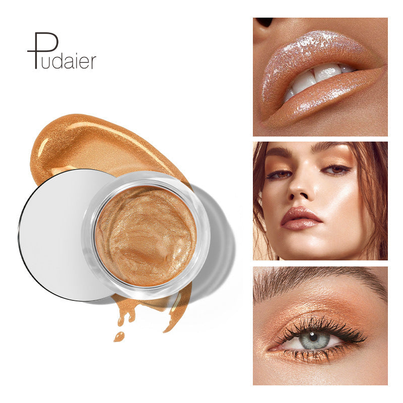 Pudaier10 Color Liquid Blush Dual-use Repair Natural Thin And Glittering Highlight