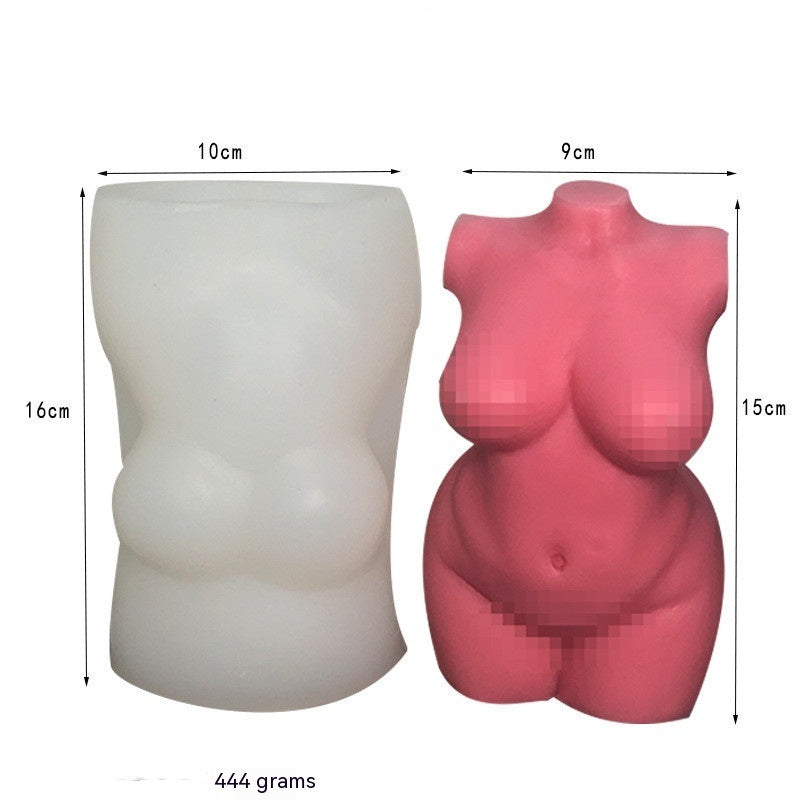 Human-shaped Plaster Epoxy Portrait Aromatherapy Candle Mould