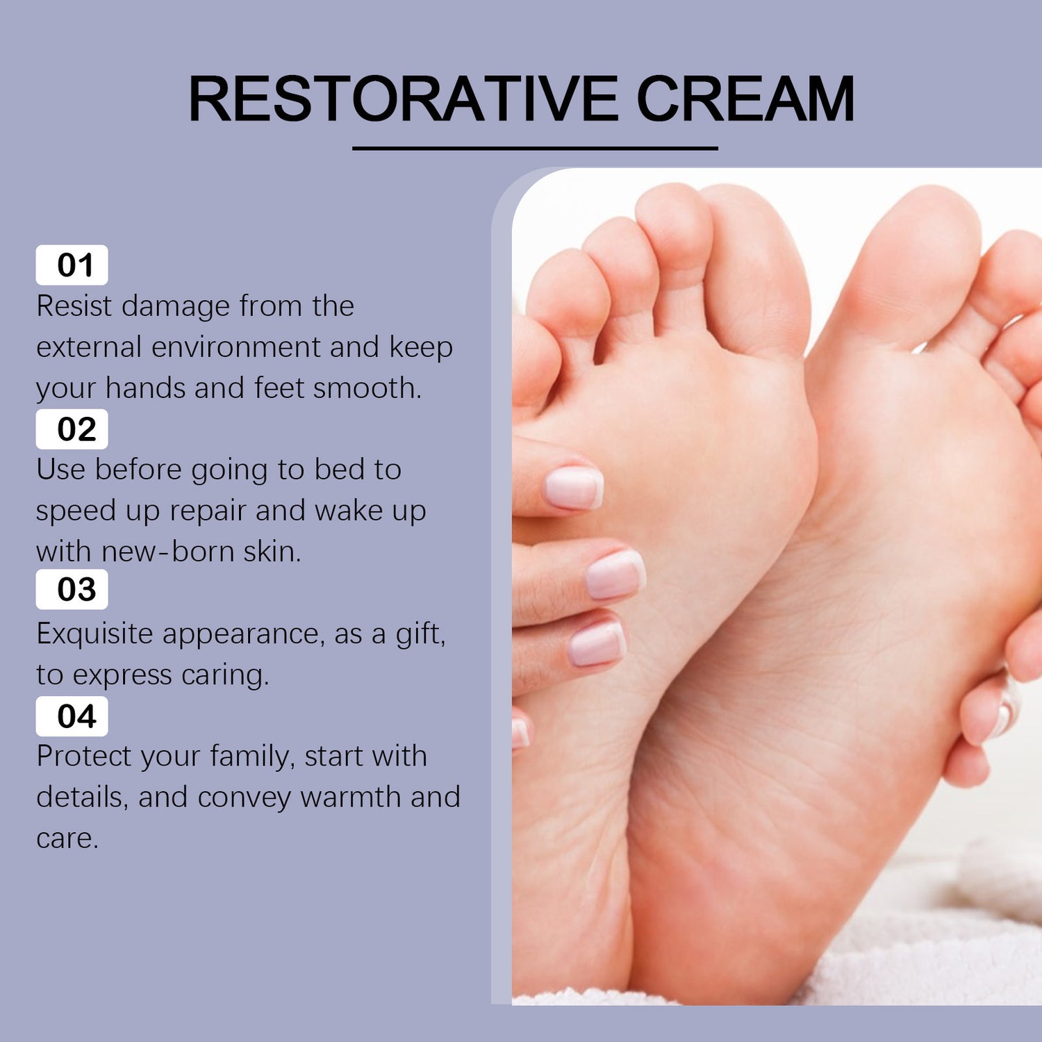 Hand And Foot Moisturizing Cream Mild Nourishing And Hydrating