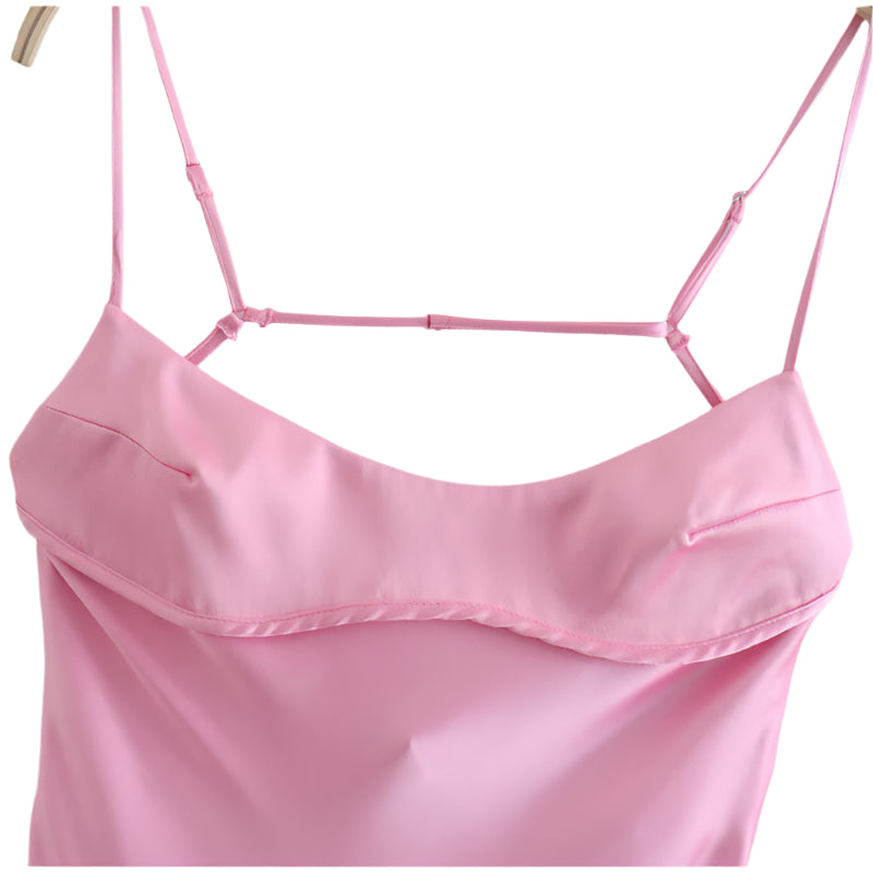 Satin Cami Slip Dress