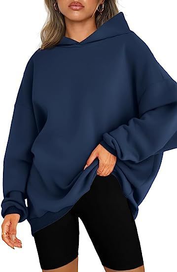 Women's Hooded Cotton Pullover Oversized Sweatshirt