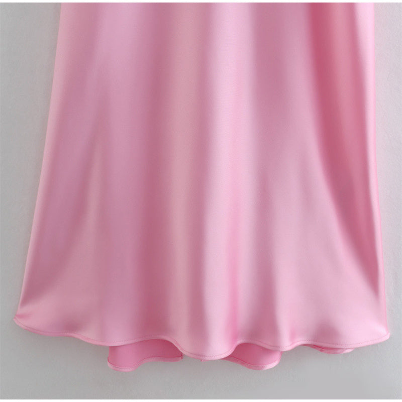 Satin Cami Slip Dress