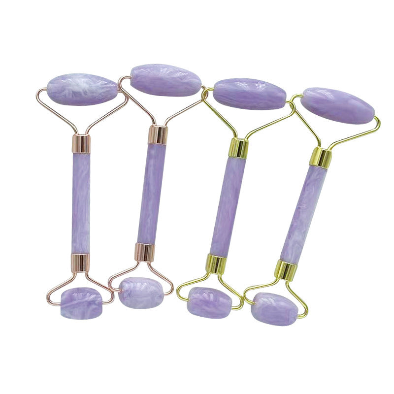 Lavender Crystal Double Head Massage Roller