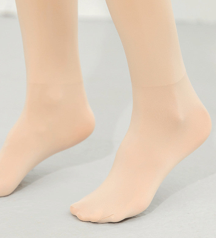 Bare Leg Sock Artifact Flesh Colored Velvet Leggings