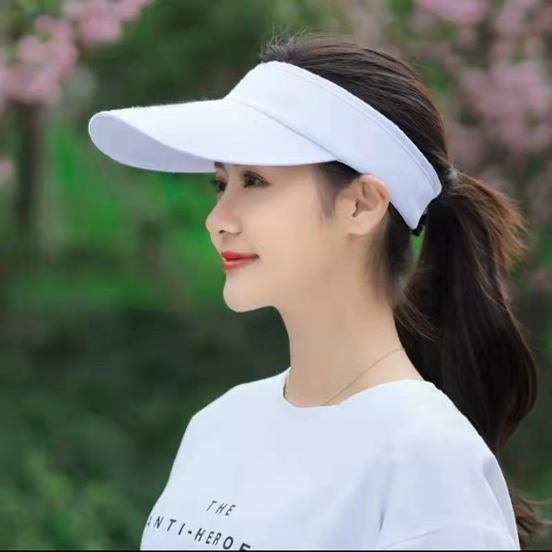 Sunlight Blocker For Summer Topless Hat Candy Color Low Price For Adult Men And Women Without Top