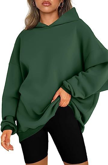 Women's Hooded Cotton Pullover Oversized Sweatshirt